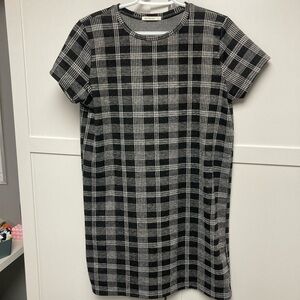 Cozy checkered dress
